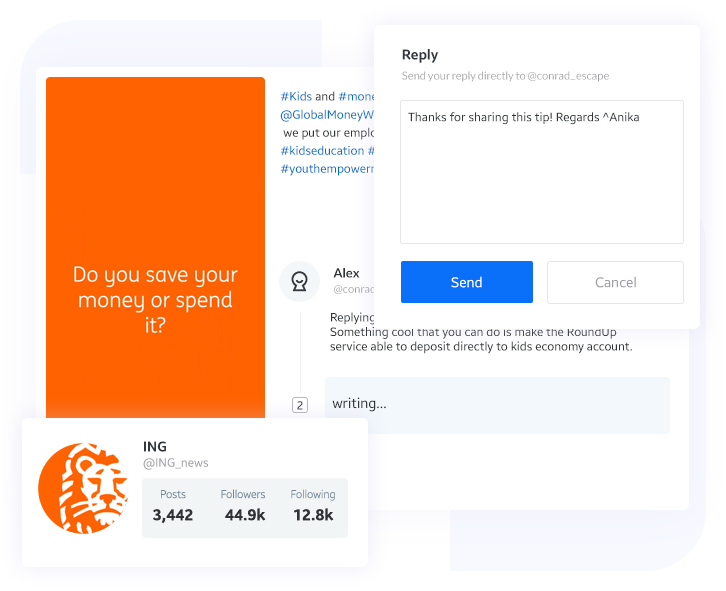 From Threads Monitoring to the Replies and Mentions